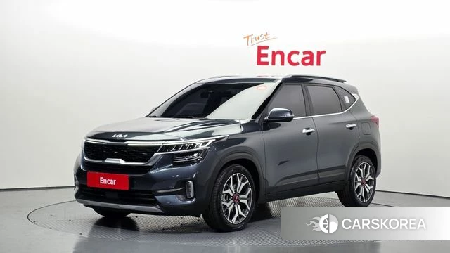 Kia Seltos 2022 Серый из Кореи