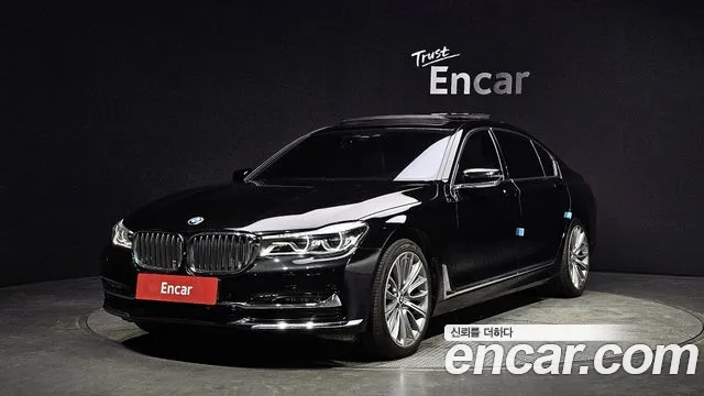 BMW 7 Series (G11) 2018 Черный из Кореи