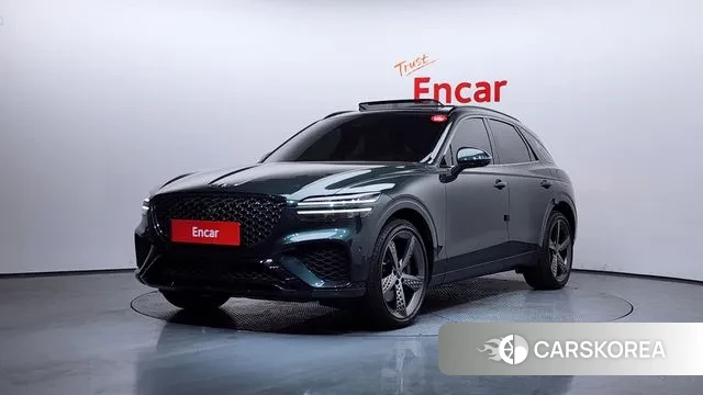 Genesis GV70 2021 Темно-зеленый из Кореи