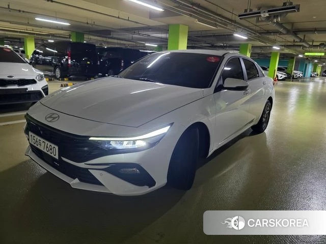 Hyundai The New Avante (CN7) 2023 Белый из Кореи