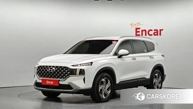 Hyundai The New Santa Fe 2022 Белый из Кореи