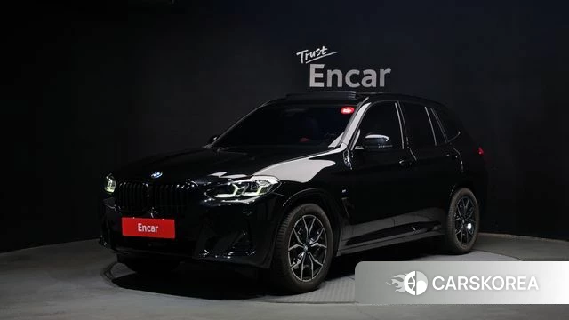 BMW X3 (G01) 2024 Черный из Кореи