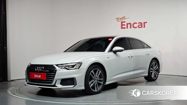 Audi A6 (C8) 2020 Белый из Кореи