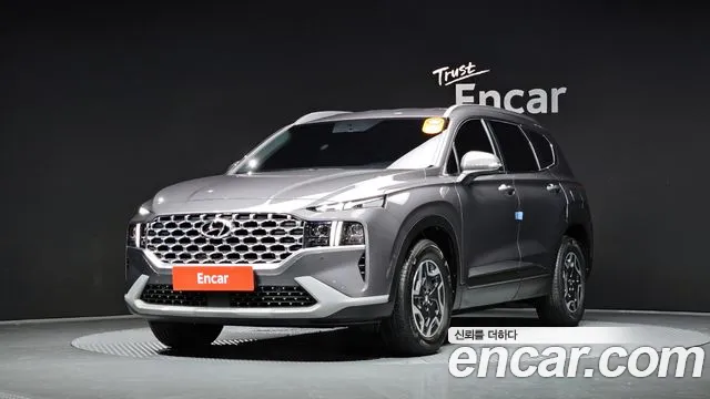 Hyundai The New Santa Fe 2021 Серый из Кореи