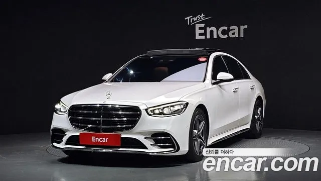 Mercedes-Benz S-Class W223 2022 Белый из Кореи