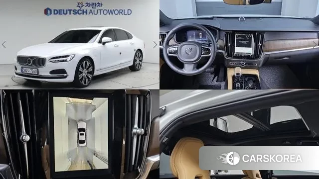 Volvo S90 2023 Белый из Кореи