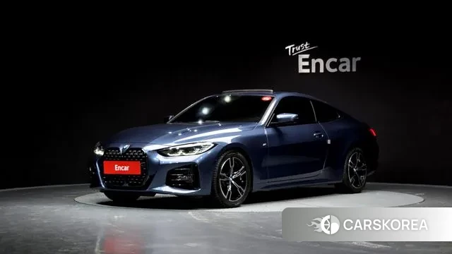 BMW 4 Series (G22) 2021 Синий из Кореи