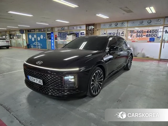 Hyundai Grandeur Hybrid (GN7) 2023 Черный из Кореи