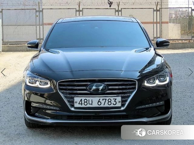 Hyundai Grandeur IG Hybrid 2018 Черный из Кореи