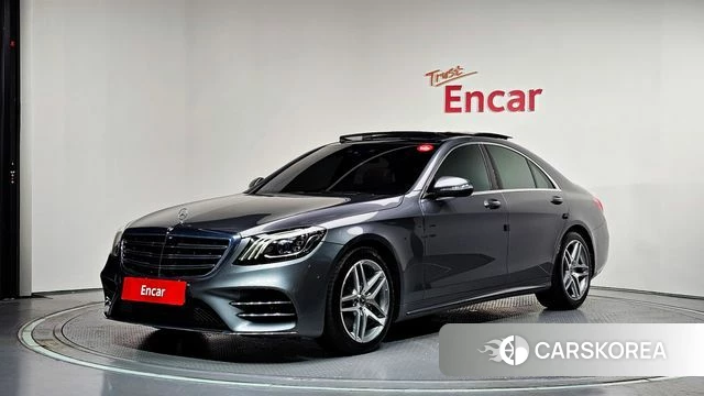 Mercedes-Benz S-Class W222 2020 Серебристо-серый из Кореи