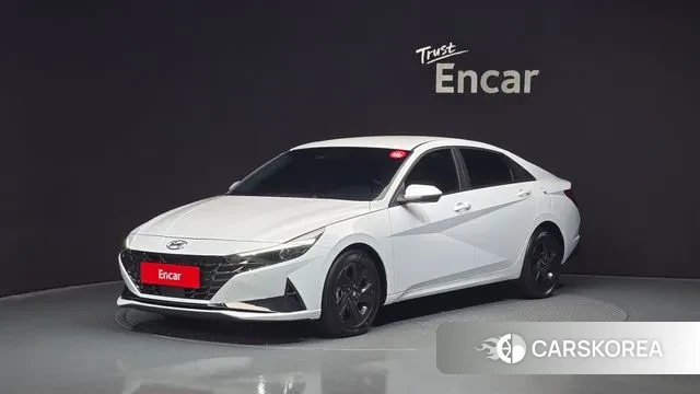 Hyundai Avante (CN7) 2022 Белый из Кореи