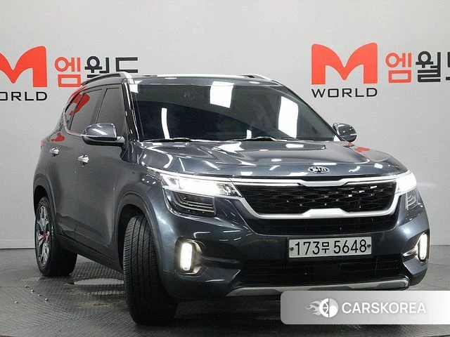 Kia Seltos 2019 Серый из Кореи