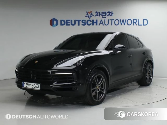 Porsche Cayenne (PO536) 2023 Черный из Кореи