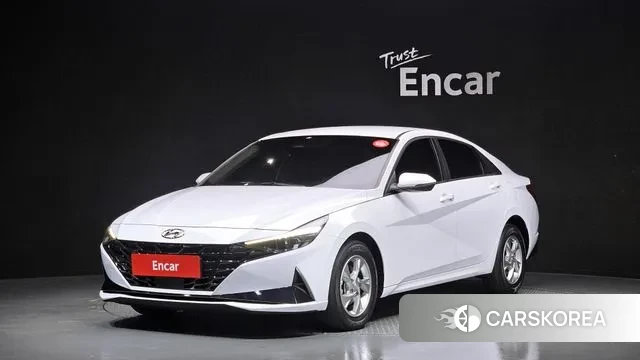 Hyundai Avante (CN7) 2022 Белый из Кореи