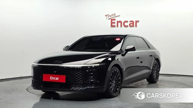 Hyundai Grandeur Hybrid (GN7) 2022 Черный из Кореи