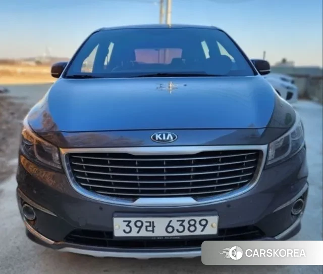 Kia All New Carnival 2018 Серебристо-серый из Кореи