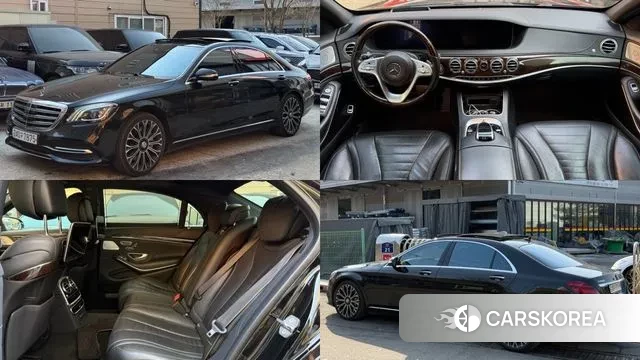 Mercedes-Benz S-Class W222 2020 Черный из Кореи