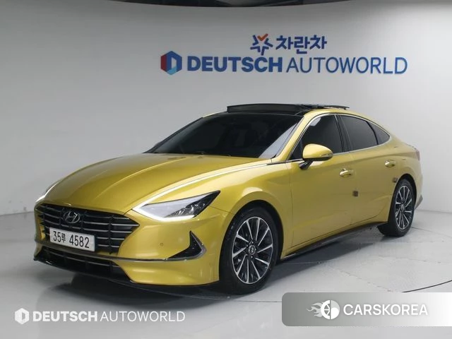 Hyundai Sonata (DN8) 2019 Желтый из Кореи