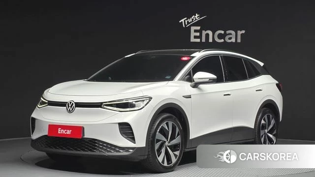 Volkswagen ID.4 2023 Белый из Кореи
