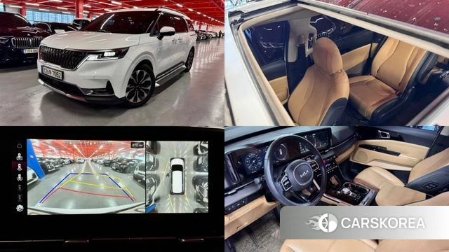 Kia Carnival 4th generation 2022 Белый из Кореи