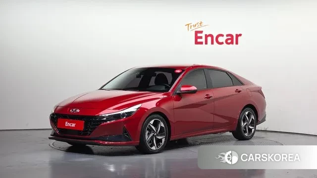 Hyundai Avante (CN7) 2020 Красный из Кореи