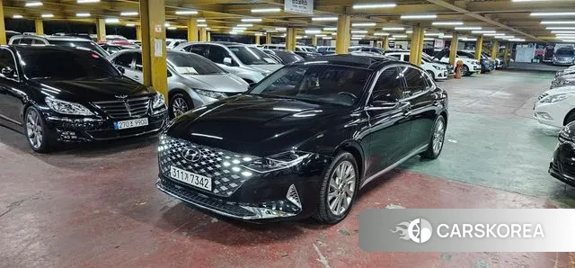 Hyundai The New Grandeur IG Hybrid 2021 Черный из Кореи