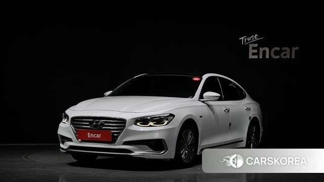 Hyundai Grandeur IG Hybrid 2018 Белый из Кореи