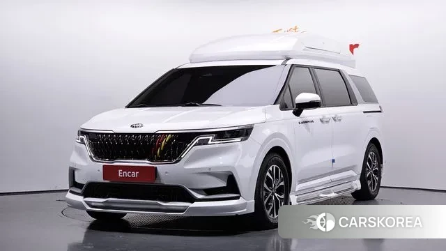 Kia Carnival 4th generation 2021 Белый из Кореи