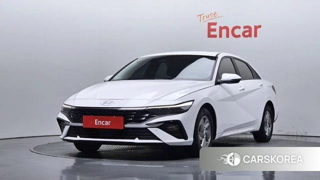 Hyundai The New Avante (CN7) 2023 Белый из Кореи