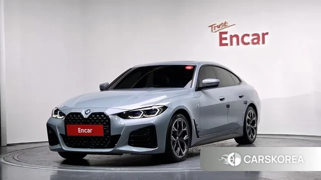 BMW 4 Series (G22) 2021 Светло-серебряный цвет из Кореи