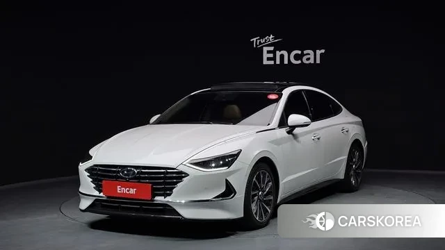 Hyundai Sonata (DN8) 2021 Белый из Кореи