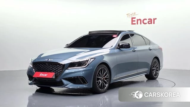 Genesis G80 2018 Синий нефрит из Кореи