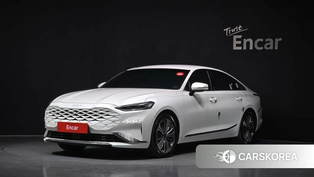 Kia K8 Hybrid 2024 Белый из Кореи