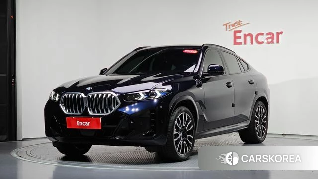BMW X6 (G06) 2023 Черный из Кореи