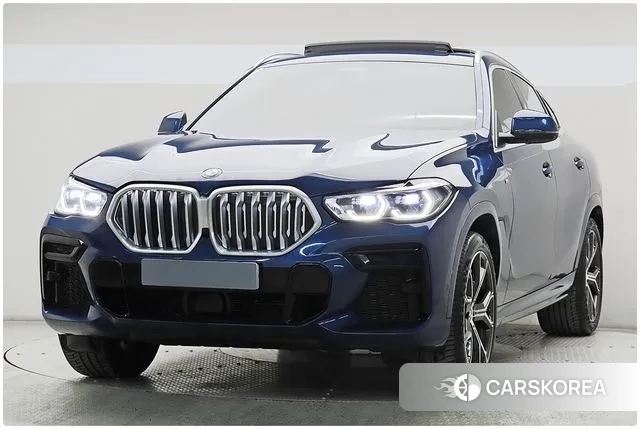 BMW X6 (G06) 2023 Синий из Кореи