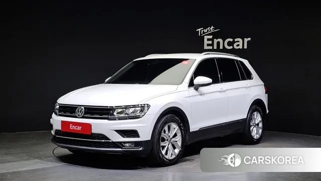 Volkswagen Tiguan second Generation 2020 Белый из Кореи