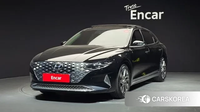 Hyundai The New Grandeur IG Hybrid 2020 Черный из Кореи