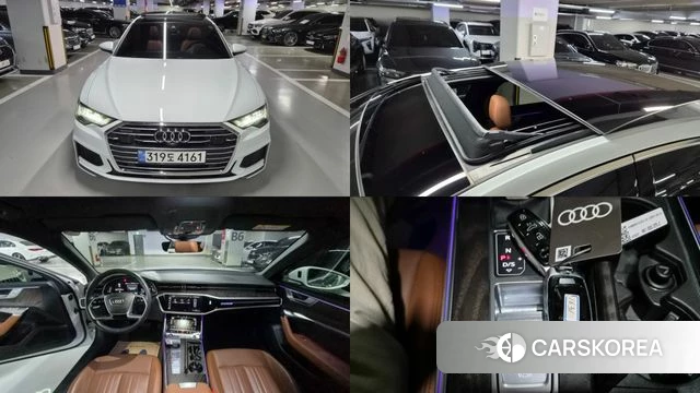Audi A6 (C8) 2023 Белый из Кореи
