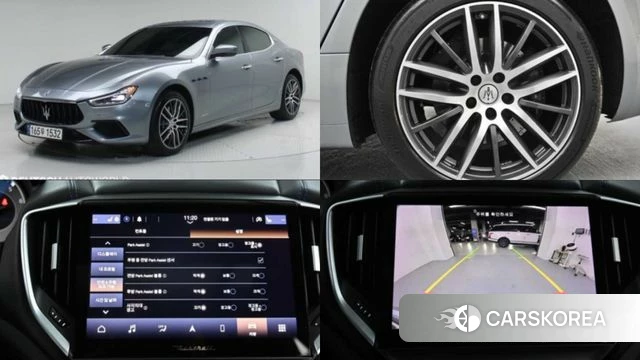 Maserati Ghibli 2021 Серебристо-серый из Кореи