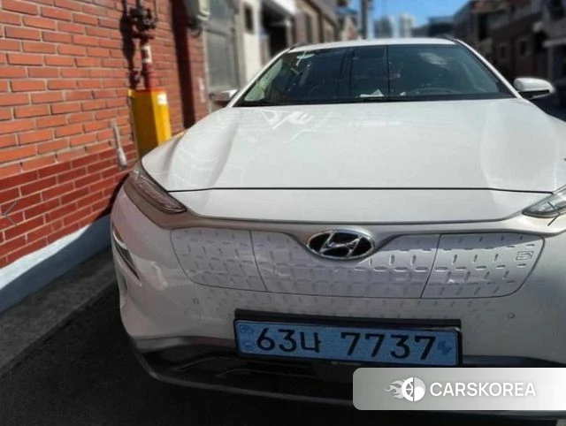 Hyundai Kona Electric 2018 Белый из Кореи