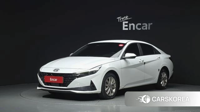 Hyundai Avante (CN7) 2020 Белый из Кореи