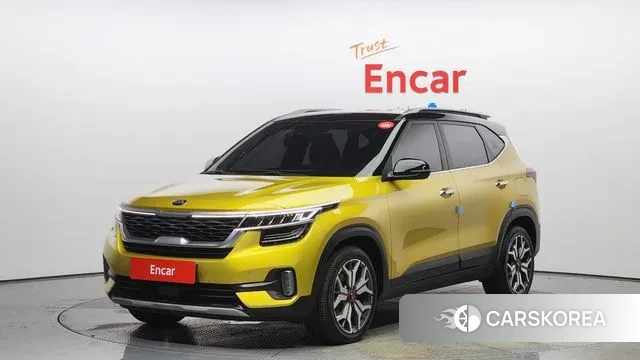 Kia Seltos 2019 Желтый из Кореи