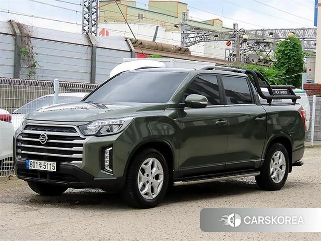 Ssangyong The New Rexton Sport 2022 Темно-зеленый из Кореи
