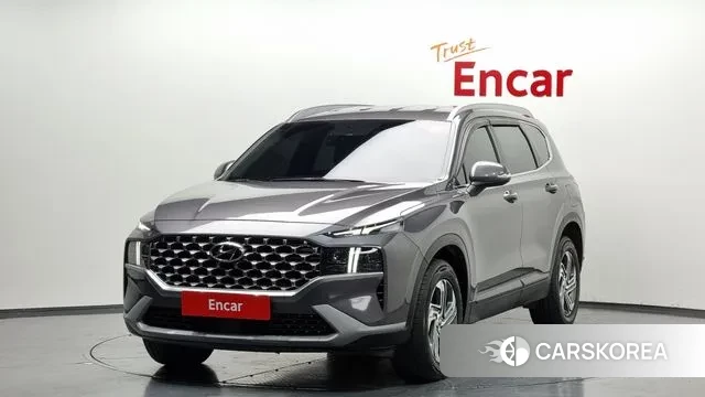 Hyundai The New Santa Fe 2022 Серый из Кореи