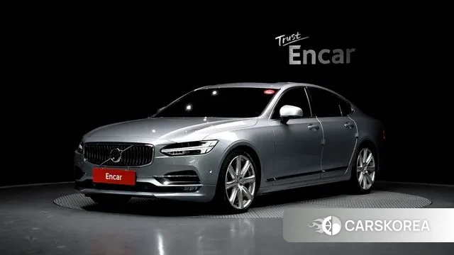 Volvo S90 2019 Серебристо-серый из Кореи