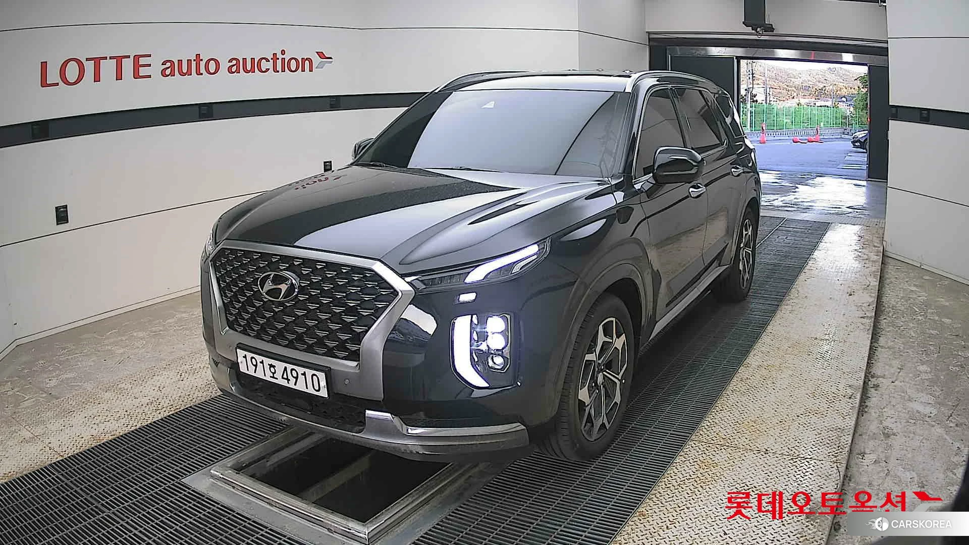 Hyundai Palisade 2022 Abyss Black Pearl из Кореи