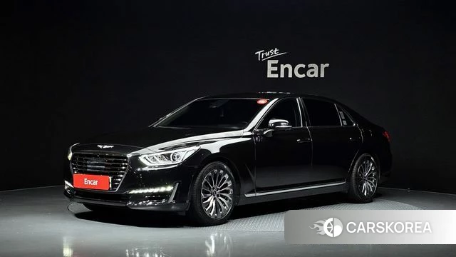Genesis EQ900 2018 Черный из Кореи