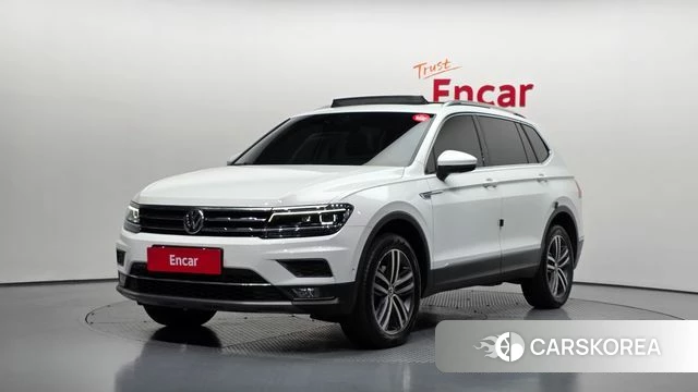 Volkswagen Tiguan Allspace 2020 Белый из Кореи