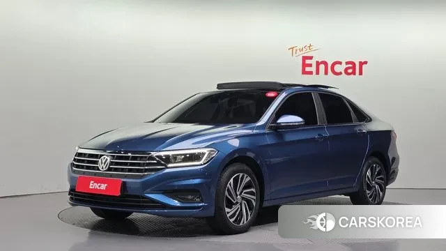 Volkswagen 7th Generation of Jetta 2021 Синий из Кореи