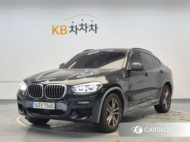BMW X4 (G02) 2021 Черный из Кореи